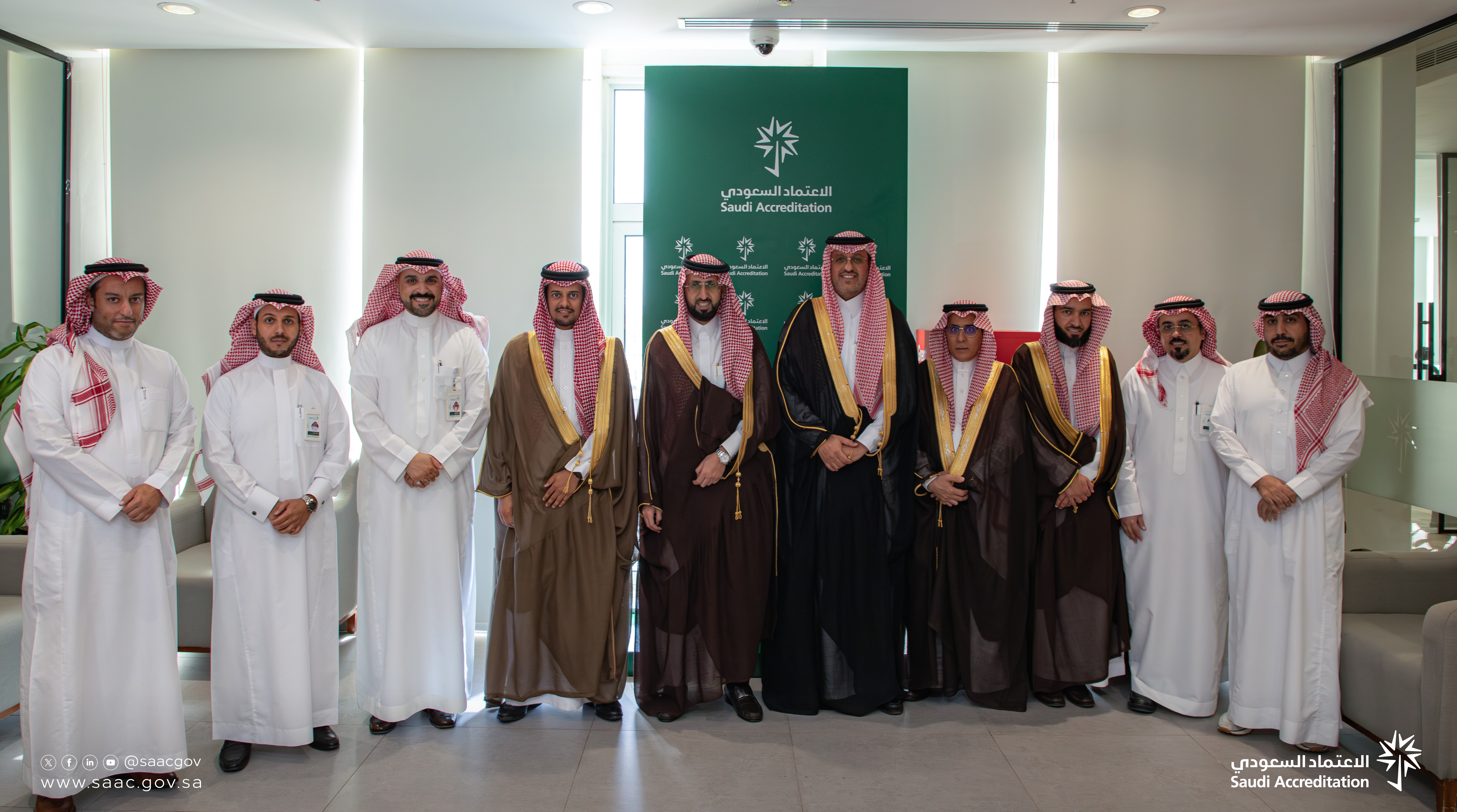 معالي الرئيس التنفيذي لهيئة الغذاء والدواء يزور الاعتماد السعودي